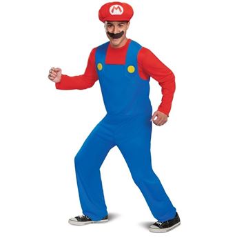 Imagen de Disfraz de Super Mario de Lujo Adulto (Talla L-XL)