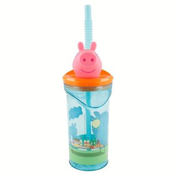 Picture of Vaso Peppa Pig Figurita 3D 360ml (1 unidad)