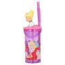 Imagen de Vaso Princesas Disney 3D con Pajita - 360 ml