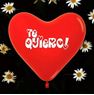 Imagen de Globos Forma Corazón Te Quiero Látex 30cm (12uds)