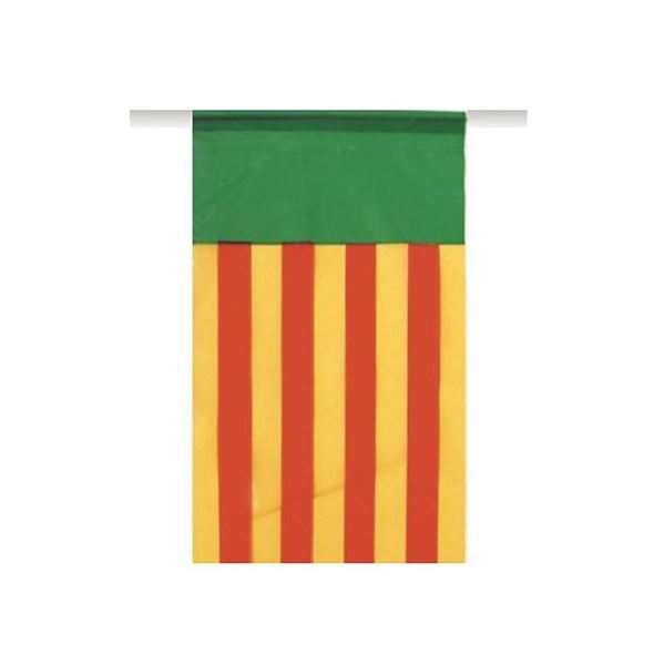 Imagen de Guirnalda Bandera Castellón plástico (50m)