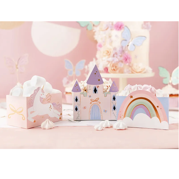 Picture of Caja Chuches de Castillo y Unicornio Mix cartón (6 unidades)