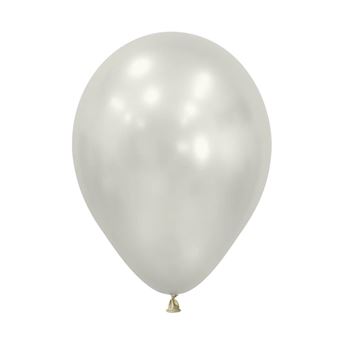 Imagen de Globos Blanco Nacar Silk 13cm Sempertex R5-806 (50)