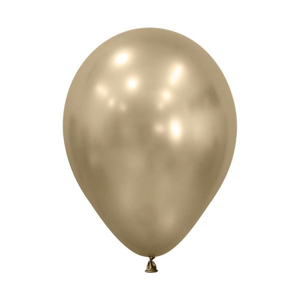 Imagen de Globos Dorados Silk 30cm Sempertex R12-870-12 (12)