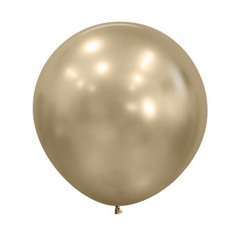 Imagen de Globos Dorados Silk 60cm Sempertex R24-870 (10)