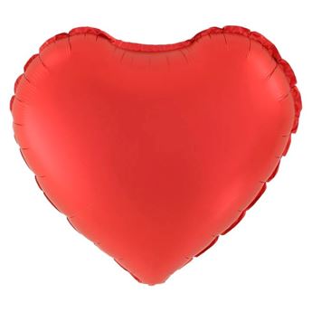 Imagen de Globo Corazón Rojo Mate (45cm)