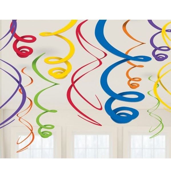 Imagen de Decorados Espirales Rainbow papel 55cm (12)