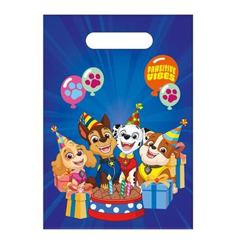 Picture of Bolsas Chuches Fiesta Patrulla Canina plástico (6 unidades) 🐾🎉