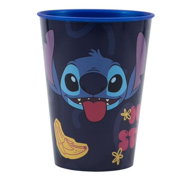 Imagen de Vaso de Stitch Disney Plástico Duro Reutilizable 260ml (1 unidad)