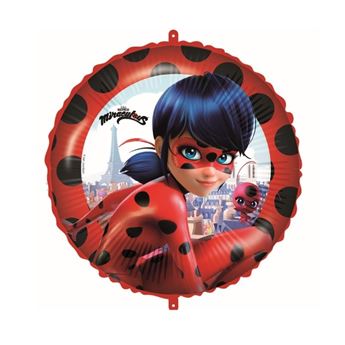 Picture of Globo Ladybug con Cinta y Peso (45cm)