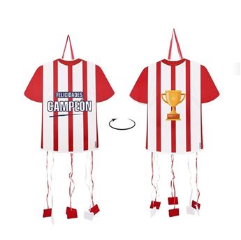 Picture of Piñata Fútbol Camiseta Rojiblanca Campeón