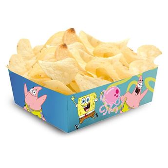 Imagens de Bandeja Bob Esponja Snack cartón (14x10x5cm)