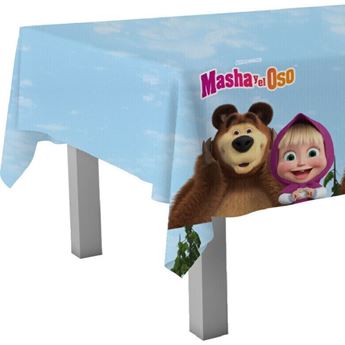 Imagen de Mantel de Masha y el Oso Fiesta plástico (120cm x 180cm)