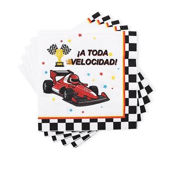 Picture of Servilletas Carreras A toda Velocidad papel 33cm (12uds)