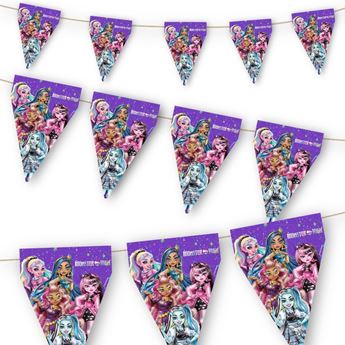 Imagen de Banderín de Monster High Party papel (3m)