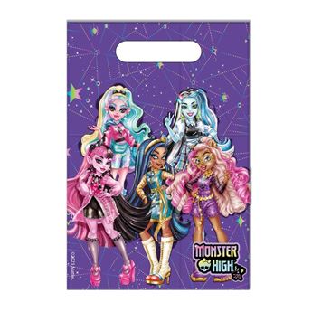 Imagen de Bolsas Chuches de Monster High plástico (6 unidades)