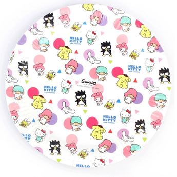 Imagens de Platos Hello Kitty y Amigos cartón 23cm (6 unidades)