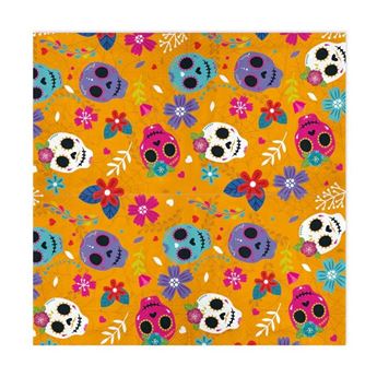 Picture of Servilletas Fiesta Día de los Muertos papel 33cm (10 unidades)