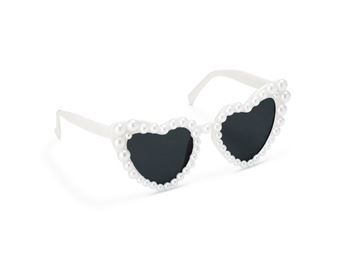 Imagens de Gafas Blancas Coquette con Perlas