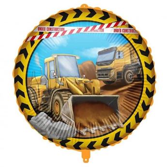 Picture of 🚧 Globo Construcción Cumpleaños Foil (45cm)