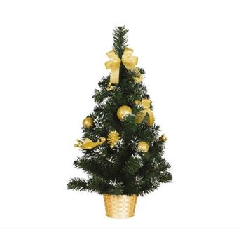 Imagens de Árbol de Navidad Oro Nevado (40cm)