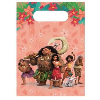 Imagen de Bolsas Vaiana Moana papel (4 unidades)