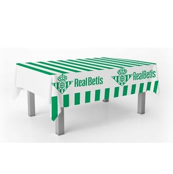 Imagen de Mantel Fútbol Real Betis plástico (120cm x 180cm)