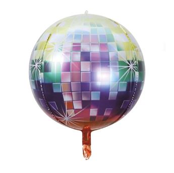 Imagen de Globo Esfera Disco Multicolor 55cm